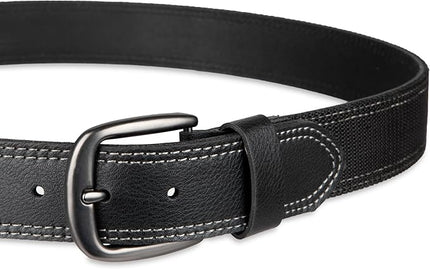 Dickies mens Industrial Strength Leather Belt – Workwear, Durable, Reinforced, Heavyweight