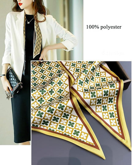 Purse Scarf For Handbags Head Scarves For Women's Hair Bags Scarfs Long Skinny Scarves Fashion Silky