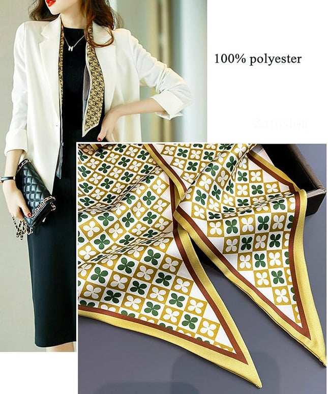 Purse Scarf For Handbags Head Scarves For Women's Hair Bags Scarfs Long Skinny Scarves Fashion Silky