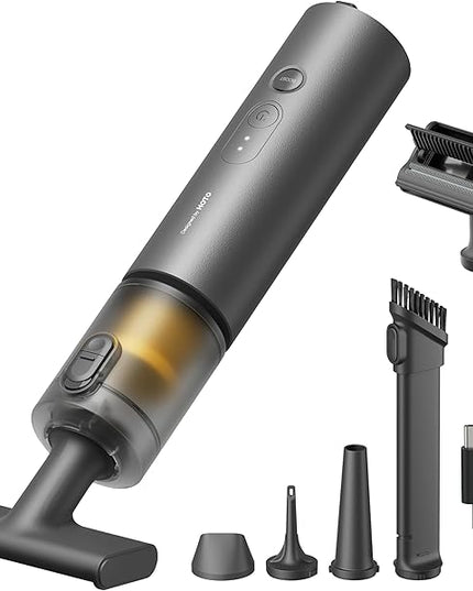 HOTO Handheld Car Vacuum Cleaner Cordless, 4-in-1 Portable Mini Vacuum with 20000Pa Strong Suction, Electric Compressed Air Duster Blower for Car, Desk, Computer, Keyboard, Home, Office Cleaning