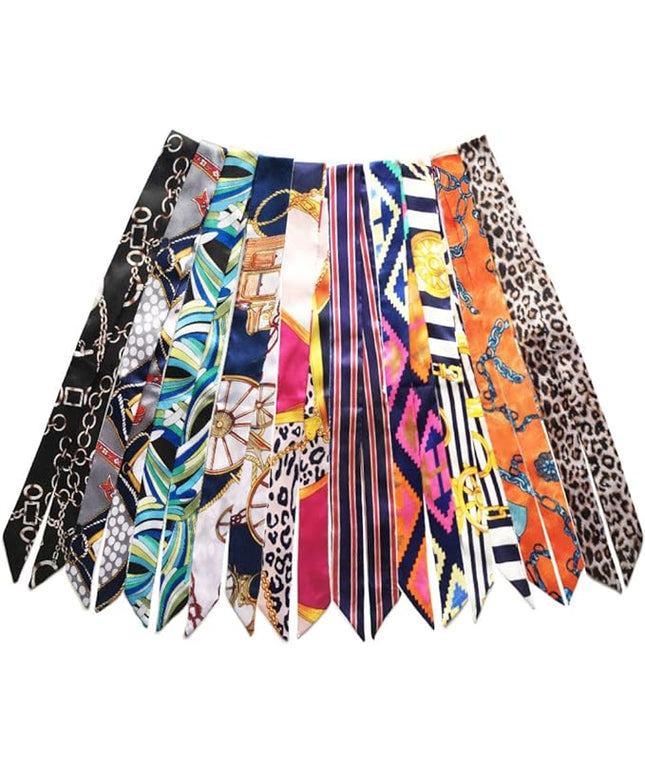 kcctoo 2/6/10Pack Scarf Bags for Women Handbag Scarfs Band Hair Neck Scarves Fashion Gifts