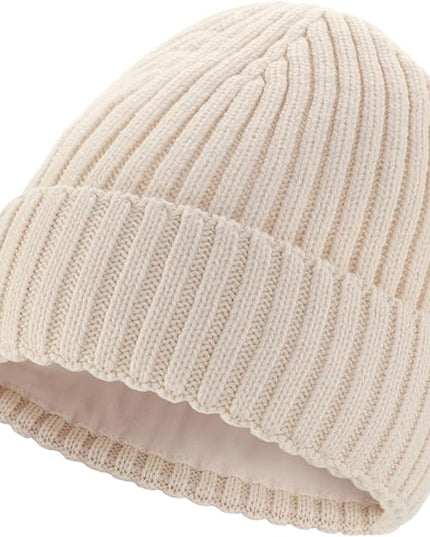 Connectyle Fleece Lined Cuffed Beanie Hat for Men Women Knitted Winter Wool Beanies Skull Cap Warm Watch Hat