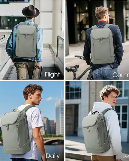 BANGE Commute backpack can hold 15.6 inch laptop,Flight approved carry on backpack for men and woman