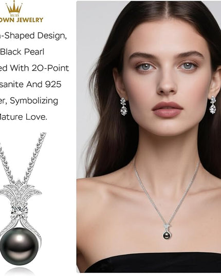 Gifts for Wife Women Anniversary -Pearl Necklace -Mom Girlfriend Her Fine Jewelry Mothers Day Valentines Christmas Birthdays Gift