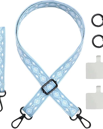 LEMEDE Adjustable Phone Lanyard - Phone Wristlet & Crossbody Phone Strap, Versatile for ID, Camera，Key straps(1" Width)