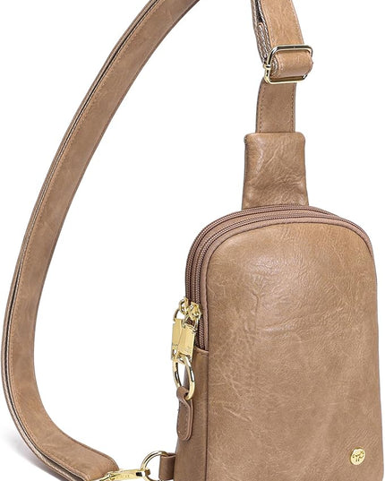 INICAT Sling Bag for Women Touchscreen Small Crossbody Cell Phone Purse Fanny Pack