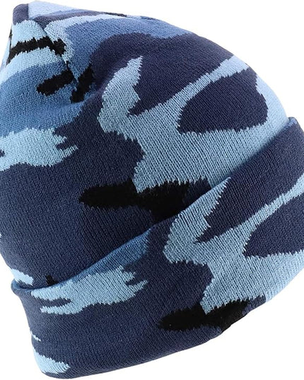 Gelante Unisex Beanie Cap Knitted Warm Solid Color and Multi-Color Multi-Packs