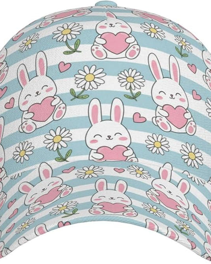 Easter Baseball Cap,Rabbit Eggs Baseball Hat,Fashion Snapback Hats Outdoor Trucker Hat for Women Men