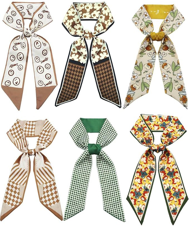 Purse Scarf Handbags For Women Skinny Hair Neck Accessories Scarves With Bag Scarfs Handle Fashion Lightweight