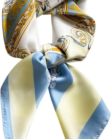Satin Bandana Headscarf for Women Silky Hair Scarves for Fashion Lightweight
