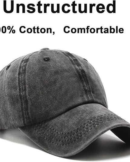 NPQQUAN Original Classic Low Profile Baseball Cap Golf Dad Hat Adjustable Cotton Hats Men Women Unconstructed Plain Cap