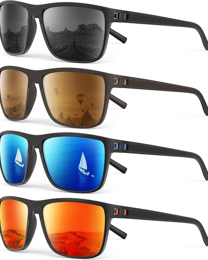 Sunglasses-Men Polarized Mens Sunglasses: Classic Women Sun Glasses UV Protection for Fishing Driving Golf