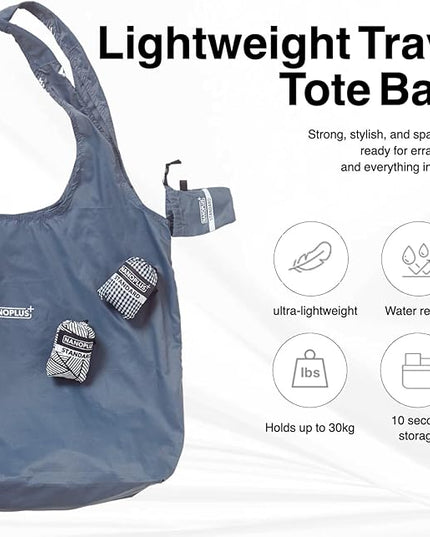 Compact Reusable Grocery Tote Bag – Lightweight, Foldable & Packable Shopping Bag for Travel