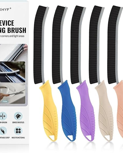 SXhyf Crevice Cleaning Brush - Grout Scrub Brush, House Cleaning Supplies, Gap Cleaning Tools, Home Essentials, Gifts for Women Men, Hard Bristle Crevice Cleaner Brush for Household Use, Bathroom