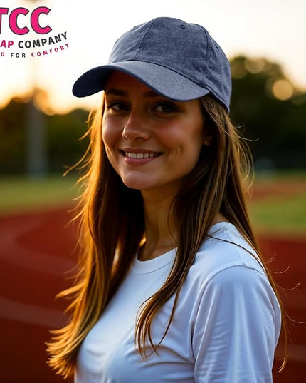 Unisex Vintage Washed Baseball Cap | Low Profile Soft Top Unstructured Cotton Baseball Cap | Adjustable Size Vintage Buckle