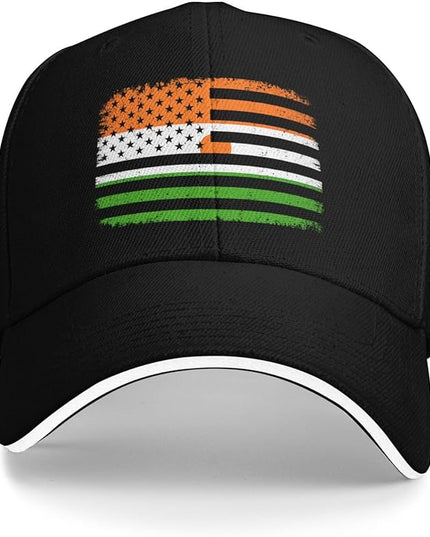 Unisex Baseball Cap Trucker Dad Hat for Men Women Adjustable Outdoors Sun hat Black