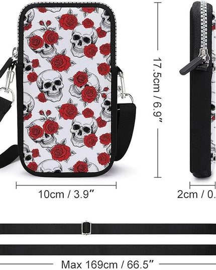 Small Crossbody Bags for Men, Cool Lightweight Sling Phone Pouch, Slim Cell Phone Purses