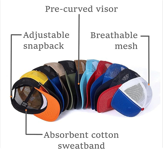 VOASTEK Running Hats for Men Baseball Cap Outdoor Essentials Runner Hat Jogging Cap Tennis Golf Workout Hats