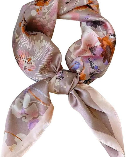 Satin Bandana Headscarf for Women Silky Hair Scarves for Fashion Lightweight