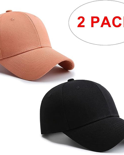 PFFY 2 Packs Baseball Cap Golf Dad Hat for Men and Women