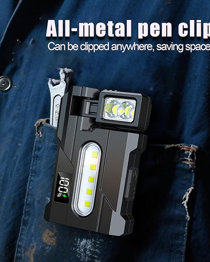 G5 Flashlight,Ultra-Compact 800 Lumens Rechargeable EDC Flashlight, Powerful LED G5 Flash Light for Everyday Carry & Outdoor Use,1200mAh