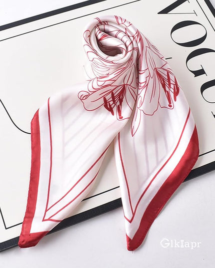 Satin Bandana Headscarf for Women Silky Hair Scarves for Fashion Lightweight