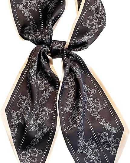 Purse Scarf For Handbags Head Scarves For Women's Hair Bags Scarfs Long Skinny Scarves Fashion Silky