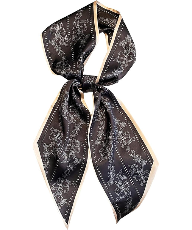 Purse Scarf For Handbags Head Scarves For Women's Hair Bags Scarfs Long Skinny Scarves Fashion Silky