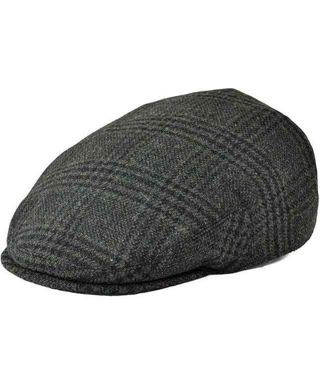 FEINION Men's Wool Tweed Newsboy Ivy Cap Gatsby Golf Flat Hat