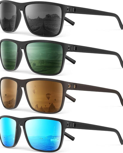 Sunglasses-Men Polarized Mens Sunglasses: Classic Women Sun Glasses UV Protection for Fishing Driving Golf