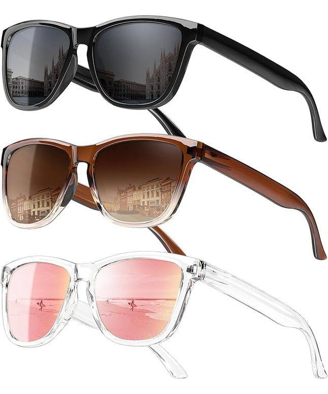 Sunglasses-women Polarized Sunglasses-womens: Trendy Sun Glasses polarized UV400 Protection Fashion Sun glasses