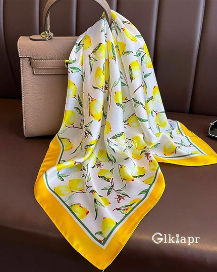 Satin Bandana Headscarf for Women Silky Hair Scarves for Fashion Lightweight