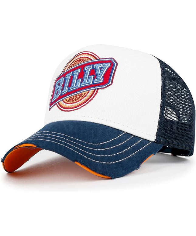 ililily Premium Road Trip Vintage Distressed Snapback Trucker Hat Baseball Cap