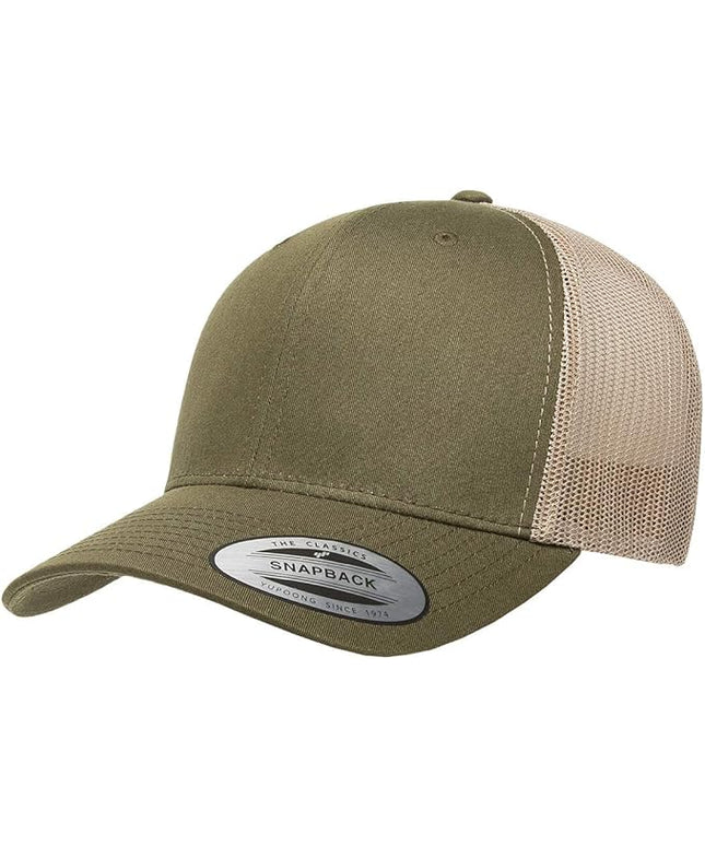 Yupoong Classic Premium Mesh 6 Panel Retro Trucker Cap | Mid Profile Snapback | OSFA | Bulk Pack Available