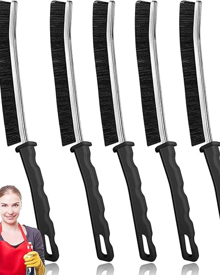Gap Cleaning Brush, Dead Corners Multifunctional Brushes,Bathroom Crevice Gaps Cleaning Brush，Clean The Dead Corners of Bathroom Kitchen Tiles for Bathroom Kitchen Tiles Window Slots (5pcs)