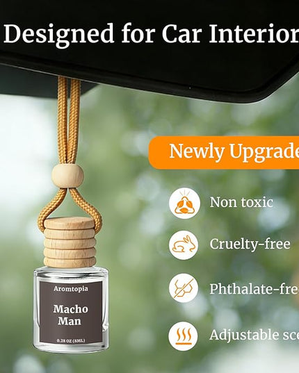 Hanging Car Air Freshener - Aromtopia Hotel Scent Car Fragrance Diffuser - Car Odor Eliminator - Long Lasting Scent - Auto Accessories - Hotel Marriott, Pack of 2