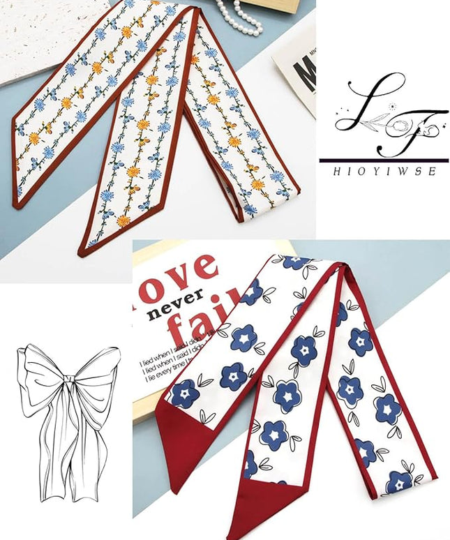 Purse Scarf Handbags For Women Skinny Hair Neck Accessories Scarves With Bag Scarfs Handle Fashion Lightweight