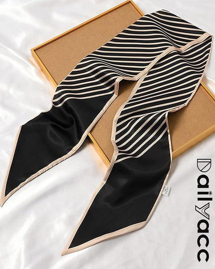 Dailyacc Hair Scarf for Women Fashion Silky Satin Headscarf Wrap Breathable Lightweight Neck Scarves For Handbag