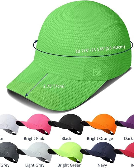 GADIEMKENSD Women's Race Day Running Cap Performance Mesh Hat - Excellent Ventilation, Lightweight, Reflective Safety