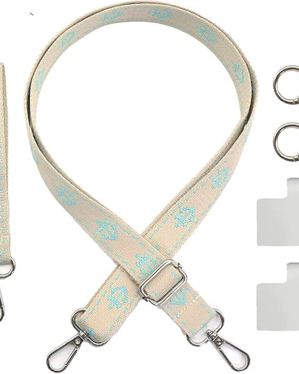 Adjustable 1" Width Phone Crossbody Lanyard and Wristlet Strap - Gift For The Lover In Your Life