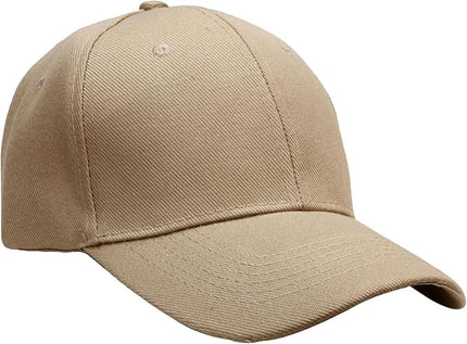Falari Wholesale Bulk Lot 12-Pack Baseball Cap Adjustable Size Plain Blank Solid Color