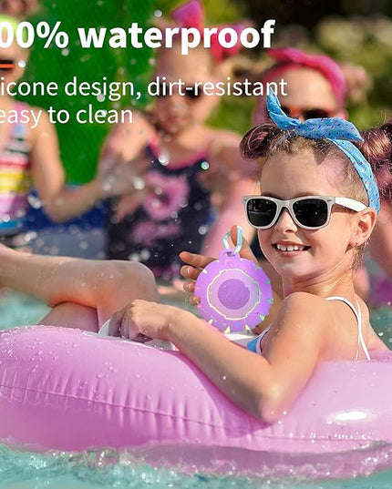 HEYSONG Waterproof Shower Bluetooth Speaker, Durable & Portable with Clear Sound, Ideal for Shower, Pool, Beach & Kayaking – Great Gift for Girls, Women & Men