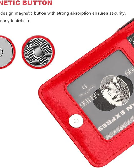 KIHUWEY Compatible with iPhone 11 Pro Max Case Wallet with Credit Card Holder, Premium Leather Magnetic Clasp Kickstand Heavy Duty Protective Cover for 11 Pro Max 6.5 Inch(Red)