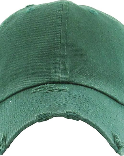 KBETHOS Vintage Washed Distressed Cotton Dad Hat Baseball Cap Adjustable Polo Trucker Unisex Style Headwear