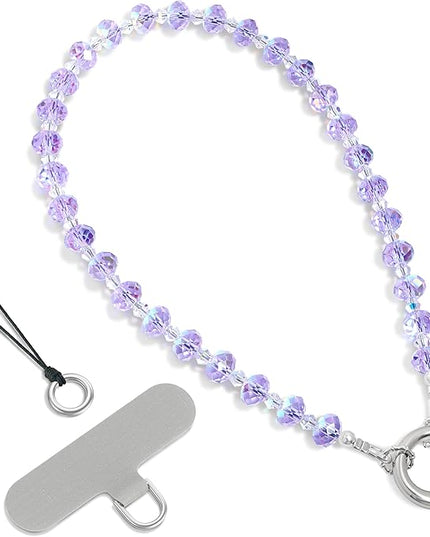 SURPHY Phone Charm, Phone Charms Strap with Tether Tab & Premium Metal Buckle, Cellphone Wrist Strap Chain