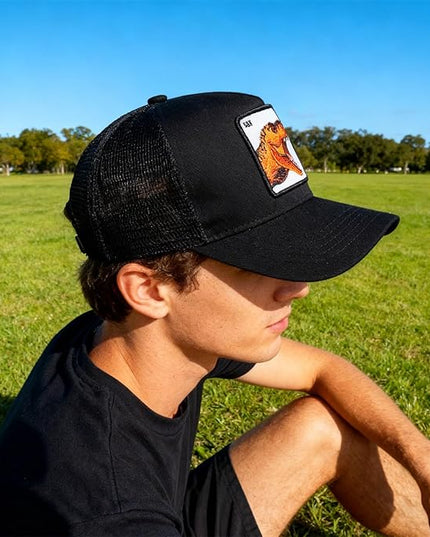 Classic Unisex Various Animal Series Embroidery Farm Adjustable Mesh Snapback Trucker Hat