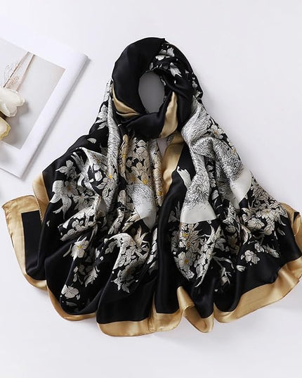 Silk Scarf Mulberry Silk Fashion Scarves Long Lightweight Shawl Wrap …