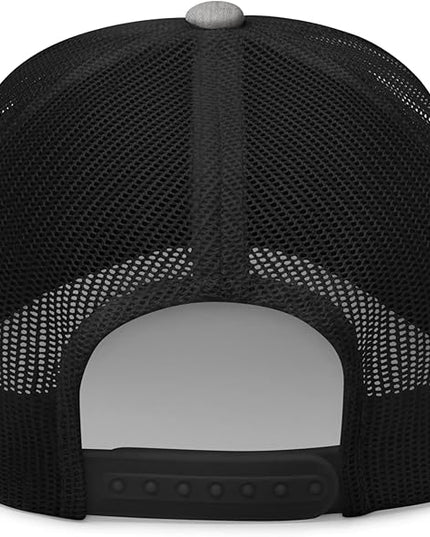 KASPA Crypto Logo Trucker Cap, Heather/ Black, Talla Única