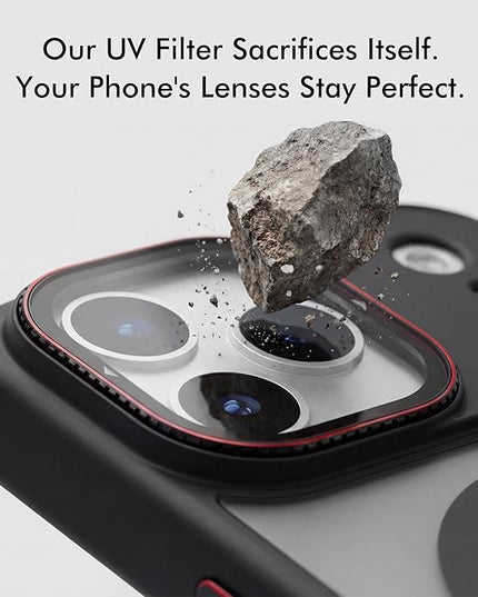 Magnetic UV Filter for iPhone 17 Pro with case | Compatible w MagSafe | Quick-Release System for CPL/ND/VND/(Sold Separately) | Phone Video Lens Accessory Camera Lens Protector for Vlog Live