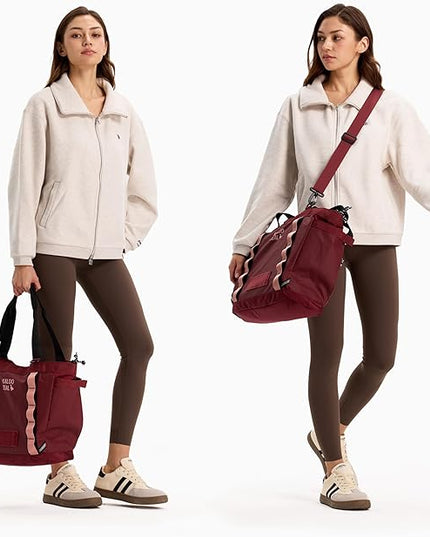 Utility Tote 15L, Over Shoulder & Crossbody Carry, Water Repellent, Full Zip, Laptop Sleeve
